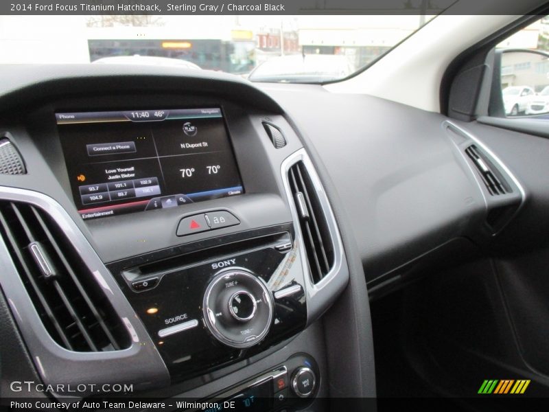Sterling Gray / Charcoal Black 2014 Ford Focus Titanium Hatchback