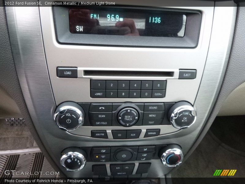 Cinnamon Metallic / Medium Light Stone 2012 Ford Fusion SE