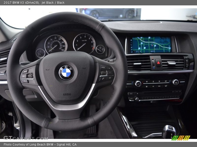 Jet Black / Black 2017 BMW X3 sDrive28i