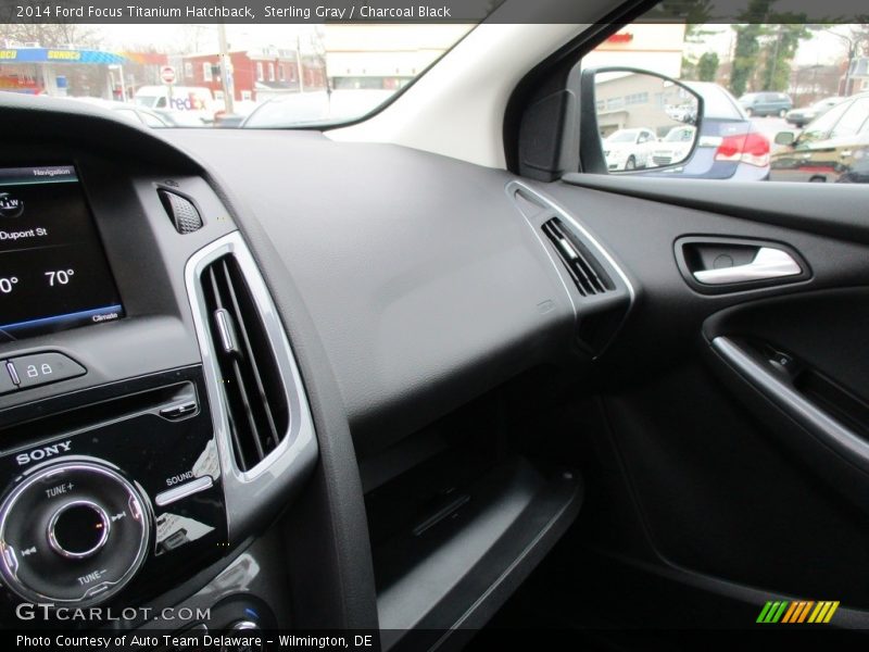 Sterling Gray / Charcoal Black 2014 Ford Focus Titanium Hatchback