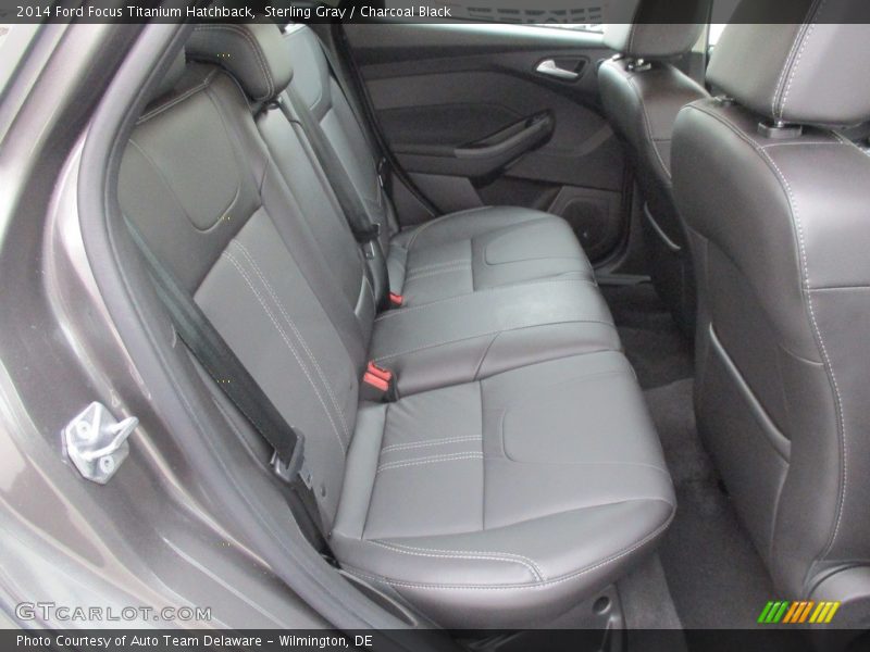 Sterling Gray / Charcoal Black 2014 Ford Focus Titanium Hatchback