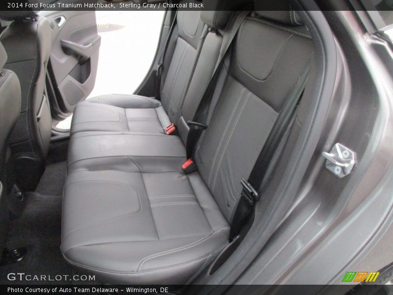 Sterling Gray / Charcoal Black 2014 Ford Focus Titanium Hatchback