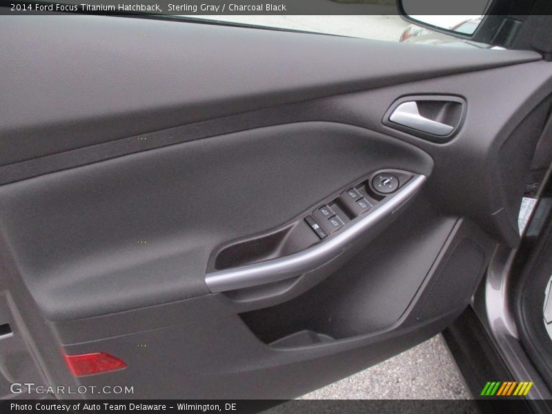 Sterling Gray / Charcoal Black 2014 Ford Focus Titanium Hatchback