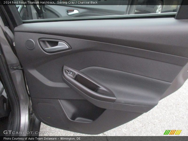 Sterling Gray / Charcoal Black 2014 Ford Focus Titanium Hatchback