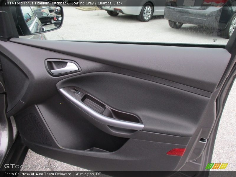 Sterling Gray / Charcoal Black 2014 Ford Focus Titanium Hatchback