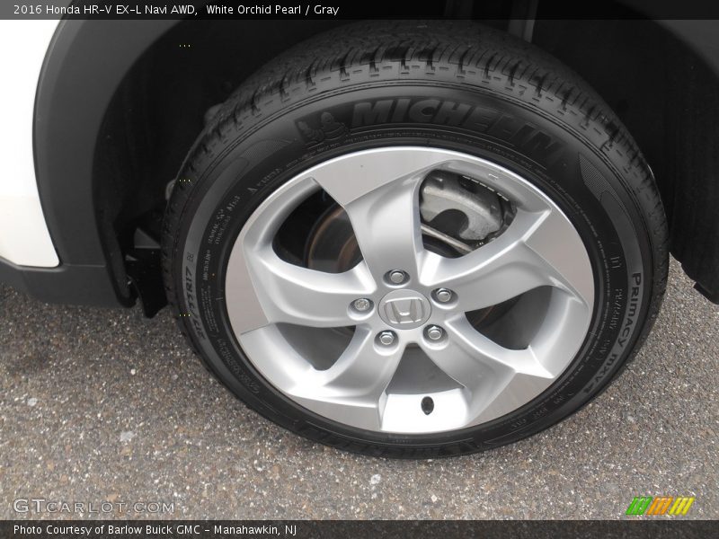 White Orchid Pearl / Gray 2016 Honda HR-V EX-L Navi AWD