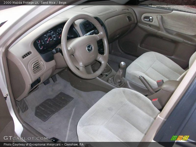 Sand Mica / Beige 2000 Mazda Protege LX