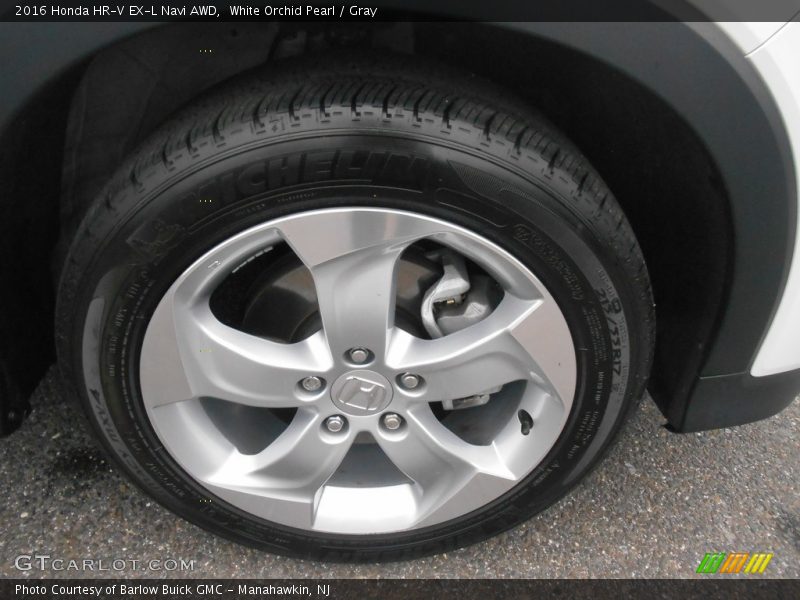 White Orchid Pearl / Gray 2016 Honda HR-V EX-L Navi AWD