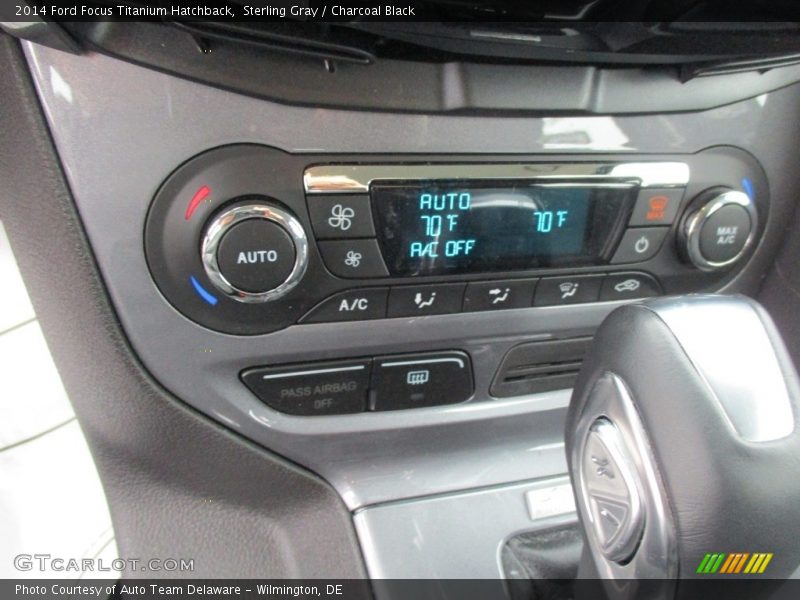 Sterling Gray / Charcoal Black 2014 Ford Focus Titanium Hatchback
