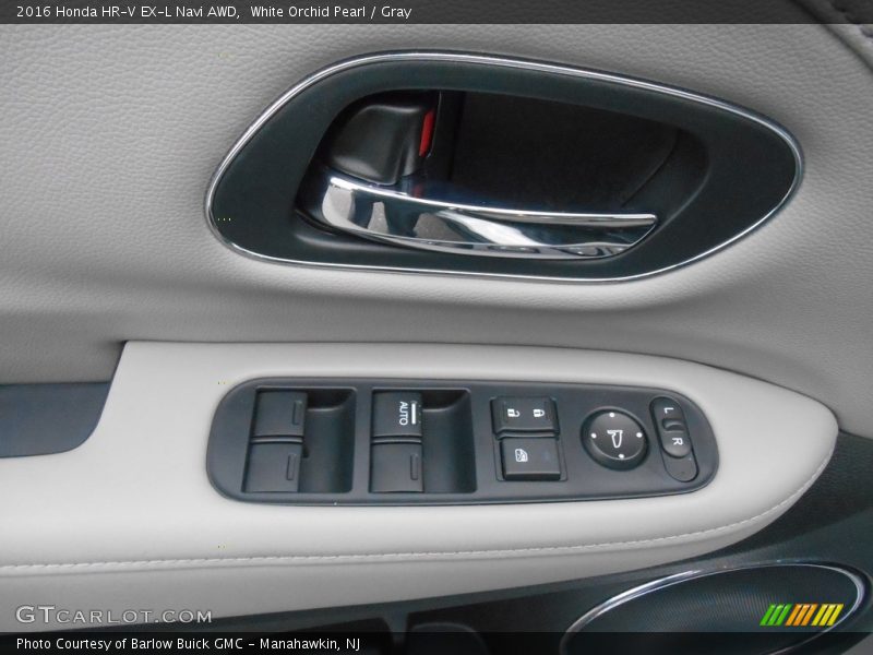 White Orchid Pearl / Gray 2016 Honda HR-V EX-L Navi AWD