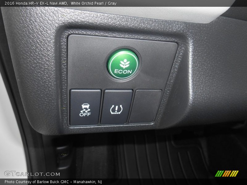 White Orchid Pearl / Gray 2016 Honda HR-V EX-L Navi AWD