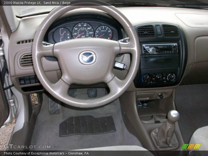 Sand Mica / Beige 2000 Mazda Protege LX