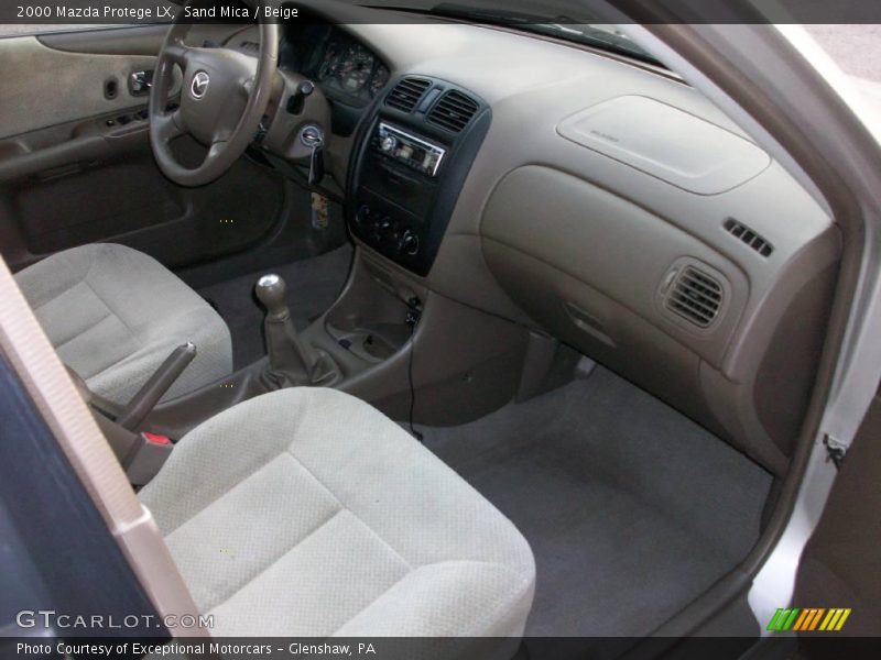 Sand Mica / Beige 2000 Mazda Protege LX