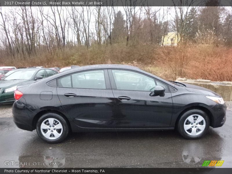 Mosaic Black Metallic / Jet Black 2017 Chevrolet Cruze LS