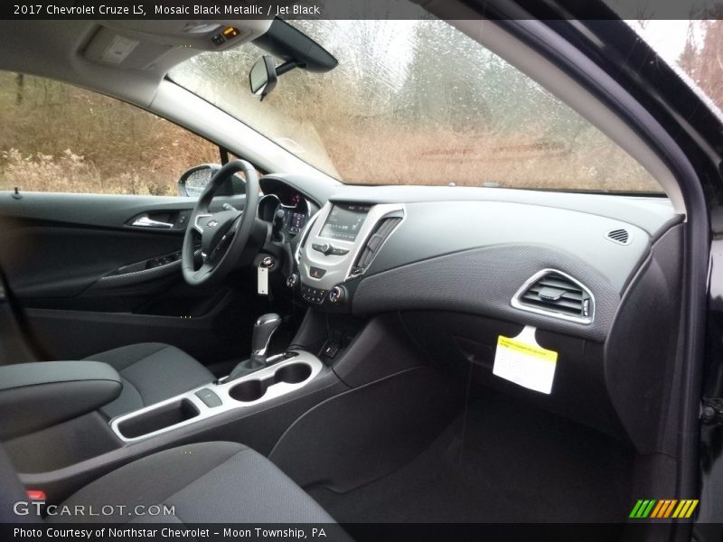 Mosaic Black Metallic / Jet Black 2017 Chevrolet Cruze LS