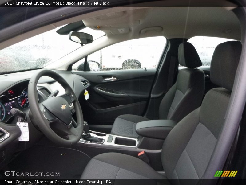 Mosaic Black Metallic / Jet Black 2017 Chevrolet Cruze LS