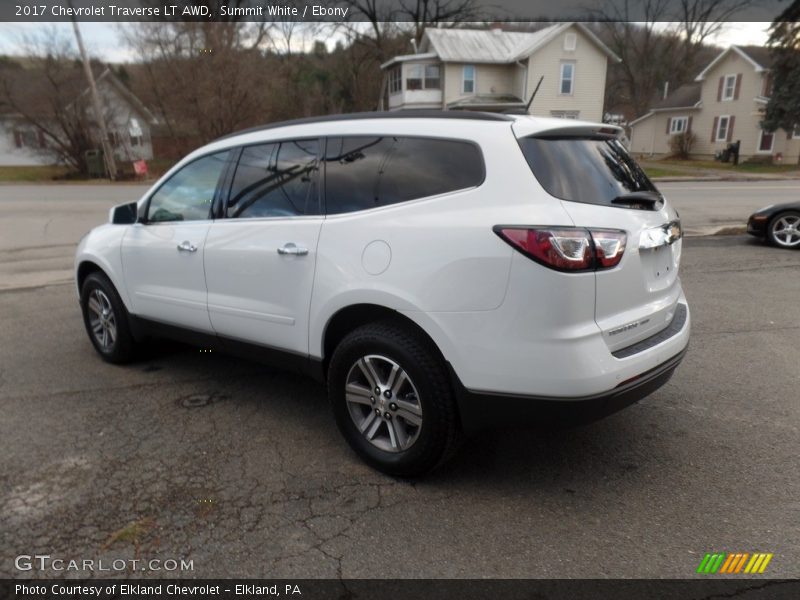Summit White / Ebony 2017 Chevrolet Traverse LT AWD