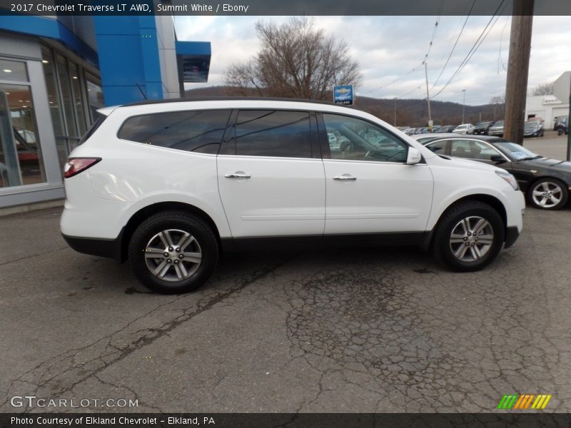 Summit White / Ebony 2017 Chevrolet Traverse LT AWD