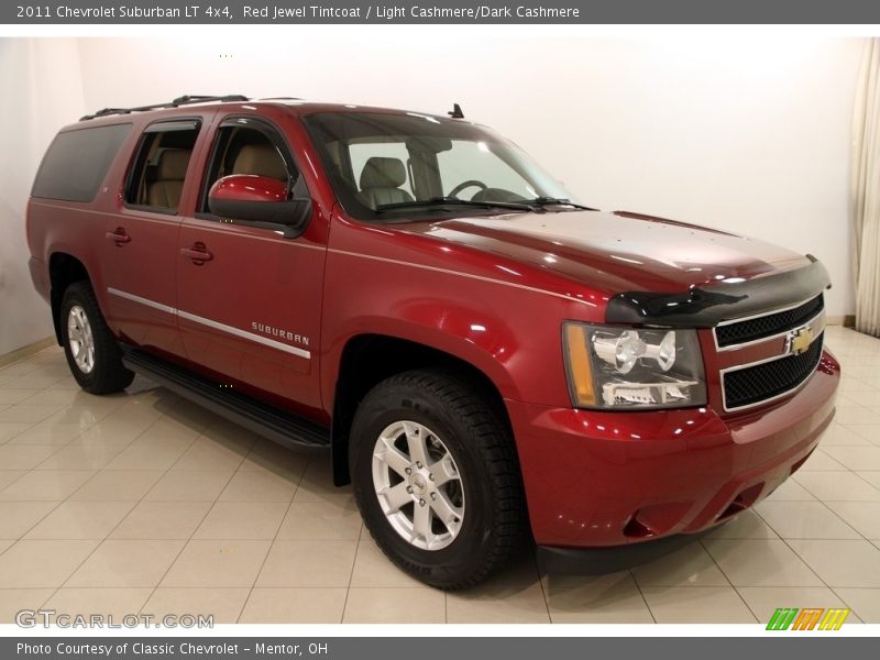 Red Jewel Tintcoat / Light Cashmere/Dark Cashmere 2011 Chevrolet Suburban LT 4x4