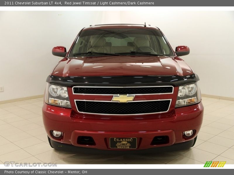 Red Jewel Tintcoat / Light Cashmere/Dark Cashmere 2011 Chevrolet Suburban LT 4x4