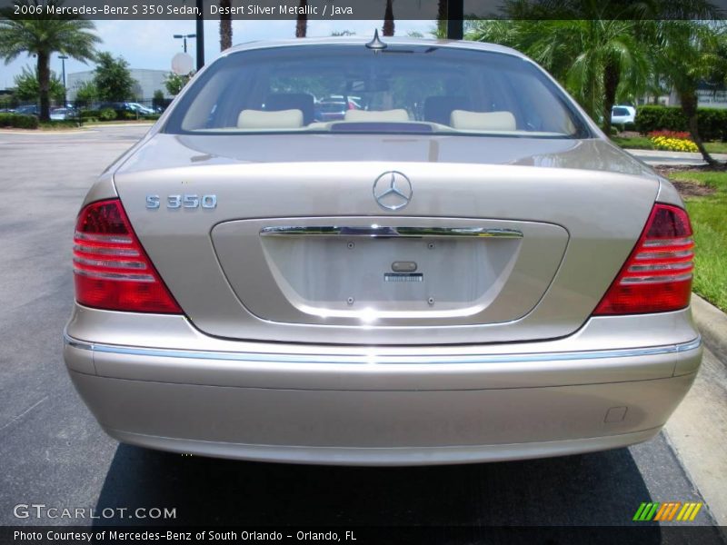 Desert Silver Metallic / Java 2006 Mercedes-Benz S 350 Sedan