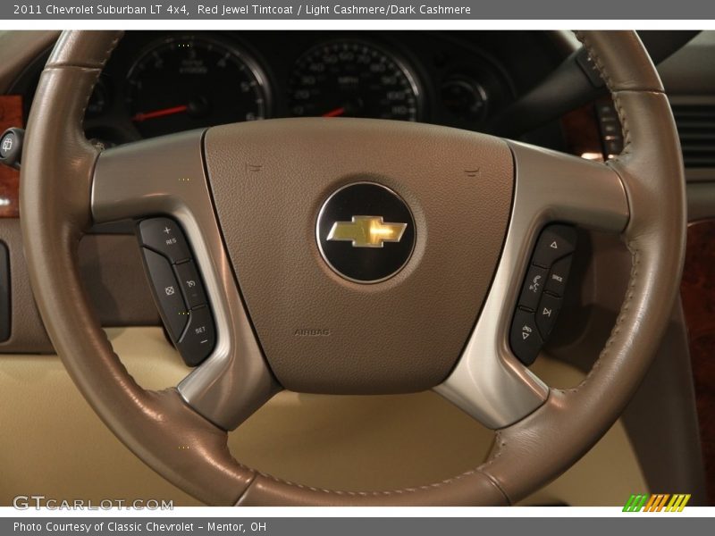 Red Jewel Tintcoat / Light Cashmere/Dark Cashmere 2011 Chevrolet Suburban LT 4x4