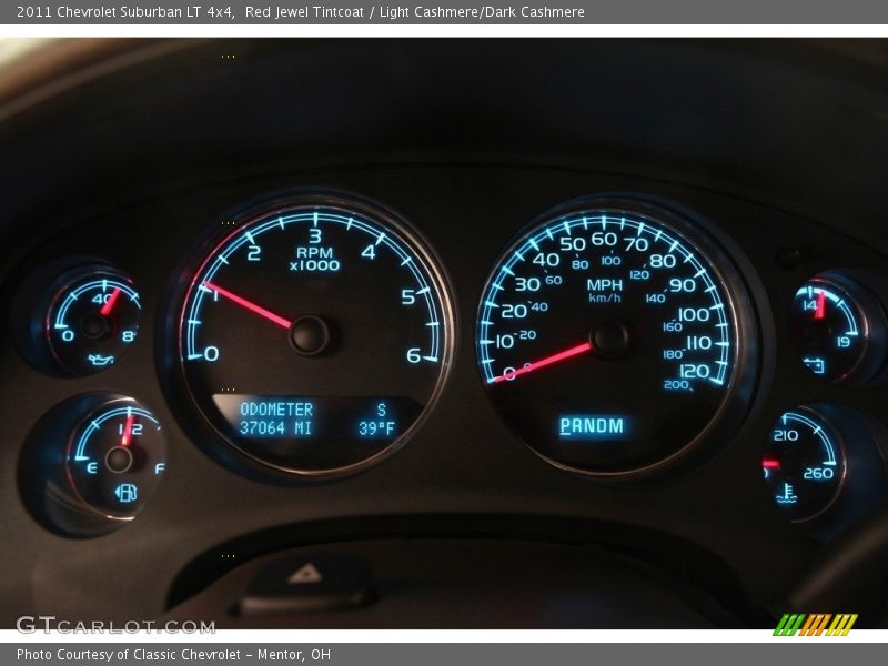 Red Jewel Tintcoat / Light Cashmere/Dark Cashmere 2011 Chevrolet Suburban LT 4x4
