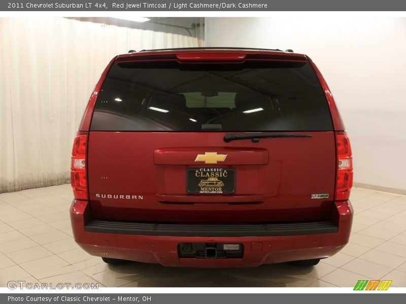 Red Jewel Tintcoat / Light Cashmere/Dark Cashmere 2011 Chevrolet Suburban LT 4x4