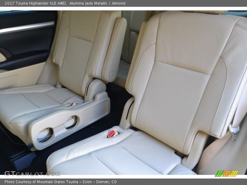 Rear Seat of 2017 Highlander XLE AWD