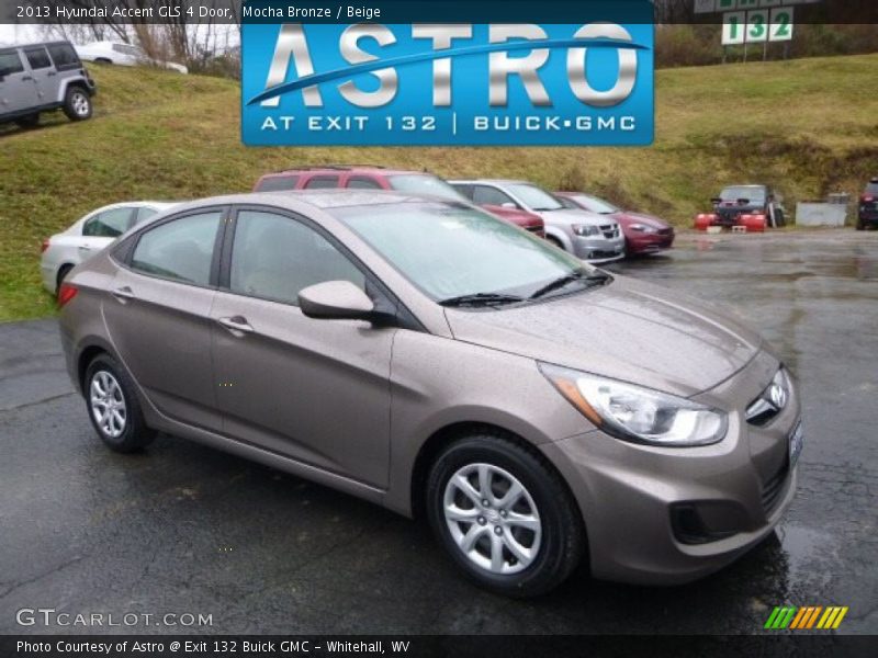 Mocha Bronze / Beige 2013 Hyundai Accent GLS 4 Door