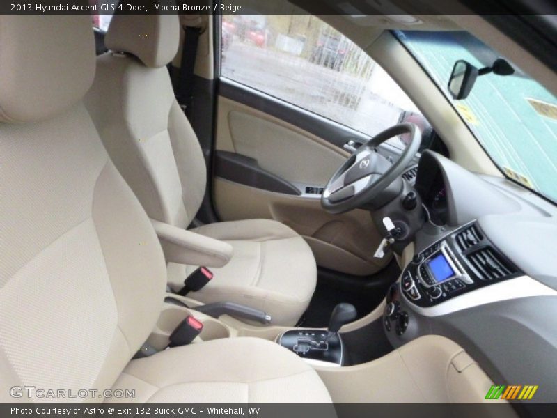 Mocha Bronze / Beige 2013 Hyundai Accent GLS 4 Door