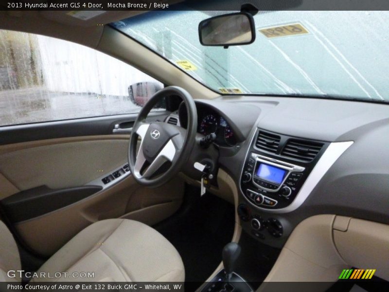 Mocha Bronze / Beige 2013 Hyundai Accent GLS 4 Door