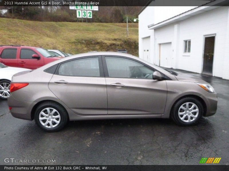 Mocha Bronze / Beige 2013 Hyundai Accent GLS 4 Door