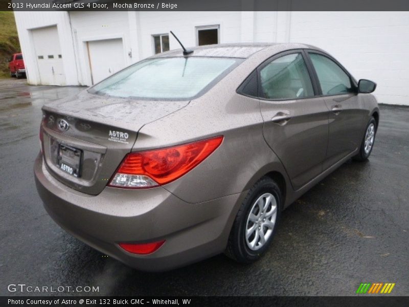 Mocha Bronze / Beige 2013 Hyundai Accent GLS 4 Door