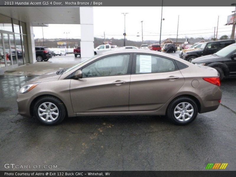 Mocha Bronze / Beige 2013 Hyundai Accent GLS 4 Door