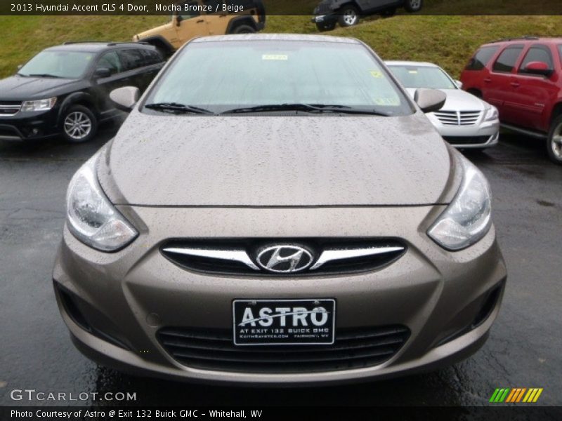 Mocha Bronze / Beige 2013 Hyundai Accent GLS 4 Door