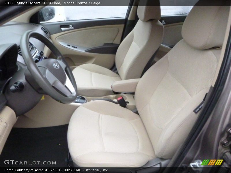 Mocha Bronze / Beige 2013 Hyundai Accent GLS 4 Door