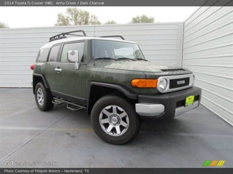 Army Green / Dark Charcoal 2014 Toyota FJ Cruiser 4WD