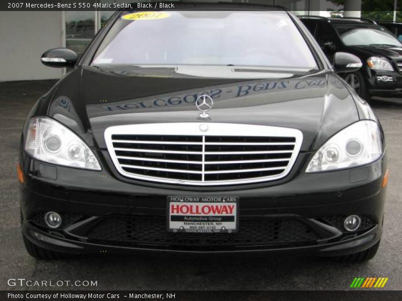 Black / Black 2007 Mercedes-Benz S 550 4Matic Sedan