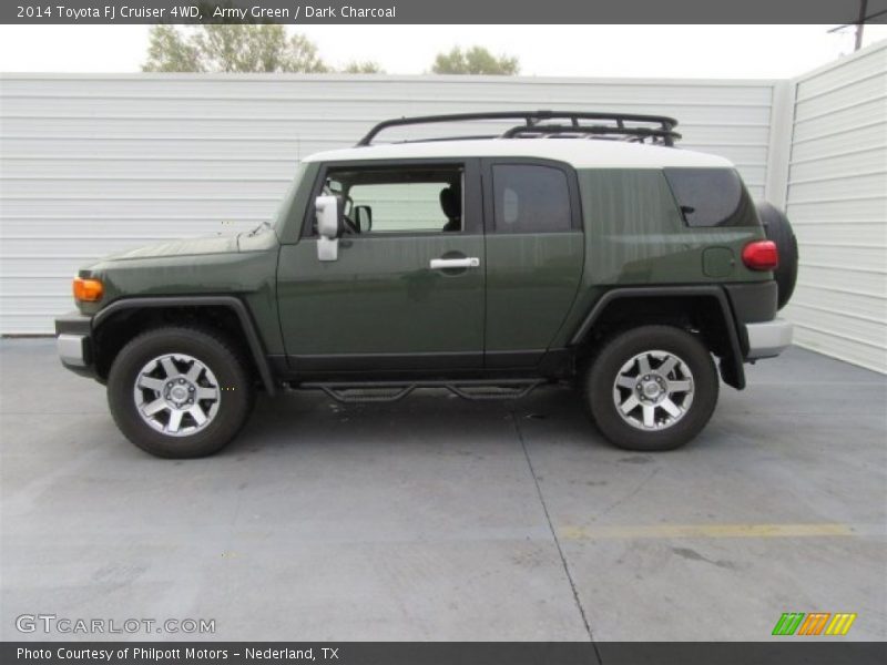 Army Green / Dark Charcoal 2014 Toyota FJ Cruiser 4WD