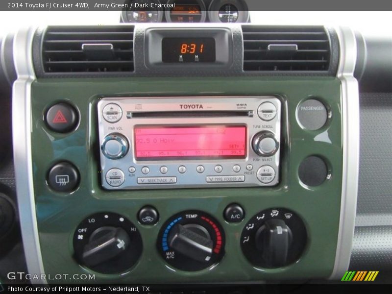 Army Green / Dark Charcoal 2014 Toyota FJ Cruiser 4WD
