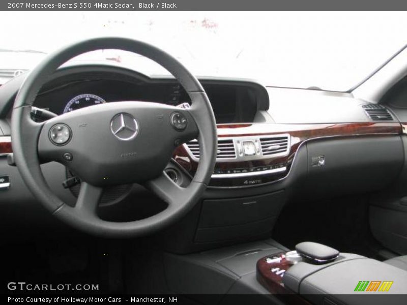 Black / Black 2007 Mercedes-Benz S 550 4Matic Sedan