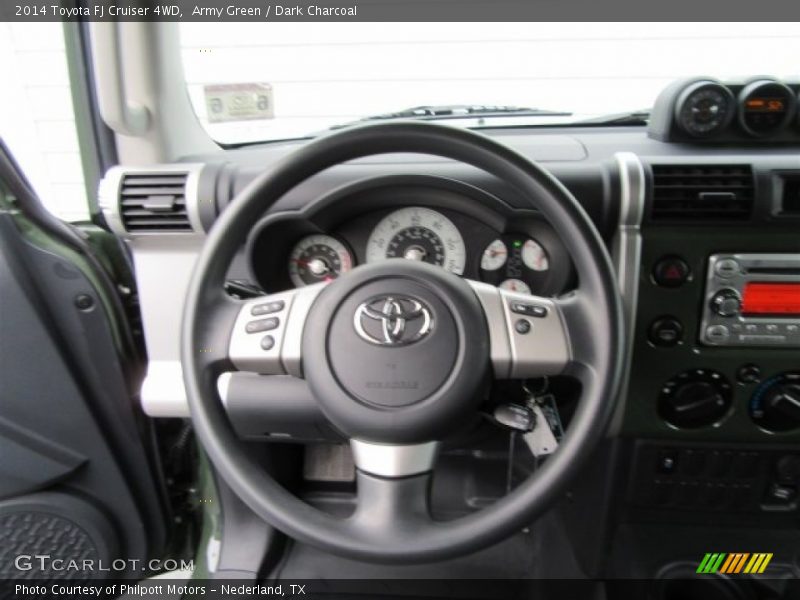 Army Green / Dark Charcoal 2014 Toyota FJ Cruiser 4WD