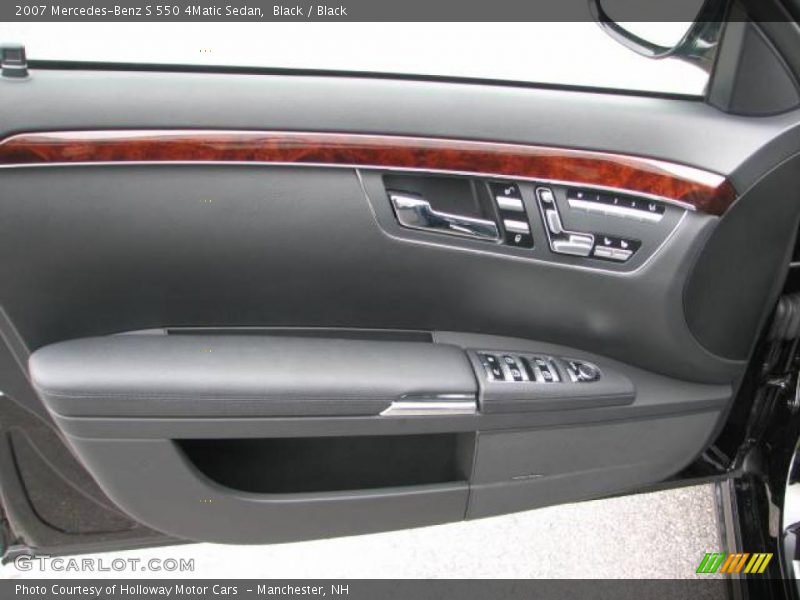 Black / Black 2007 Mercedes-Benz S 550 4Matic Sedan
