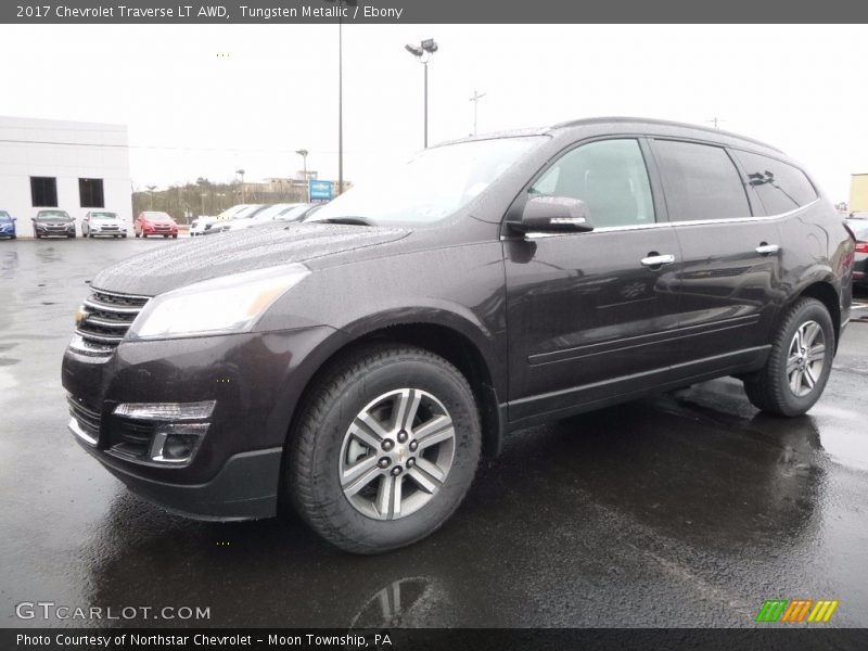 Tungsten Metallic / Ebony 2017 Chevrolet Traverse LT AWD