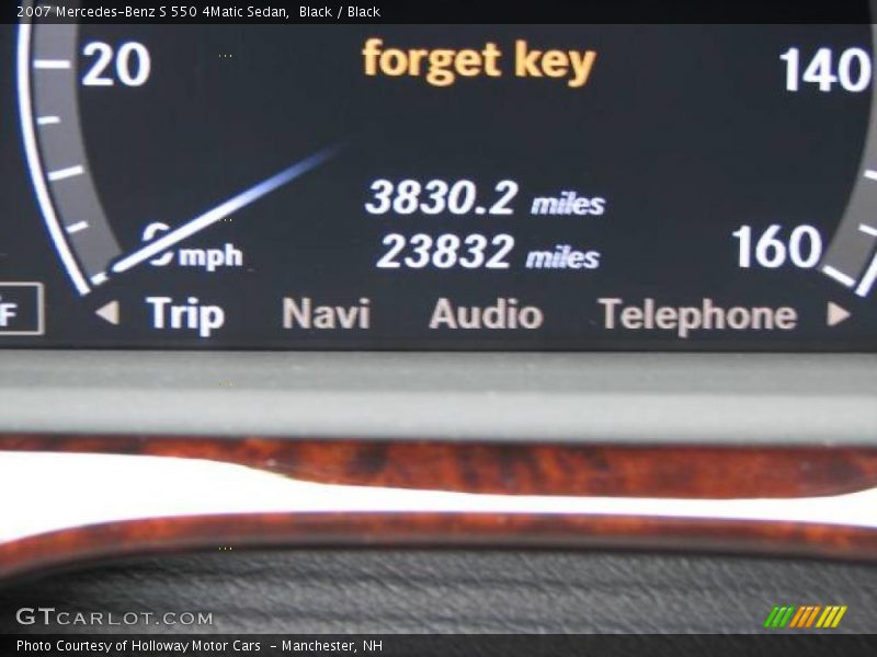 Black / Black 2007 Mercedes-Benz S 550 4Matic Sedan