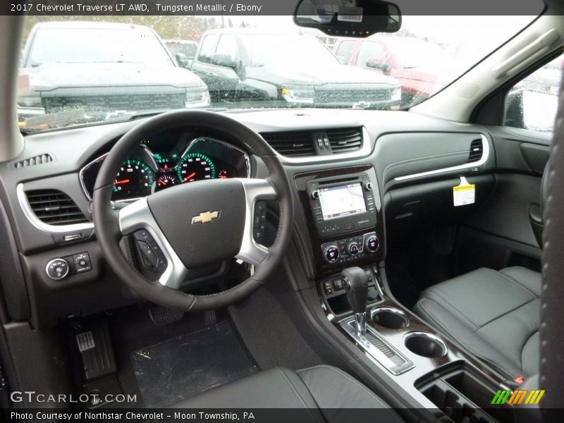 Tungsten Metallic / Ebony 2017 Chevrolet Traverse LT AWD