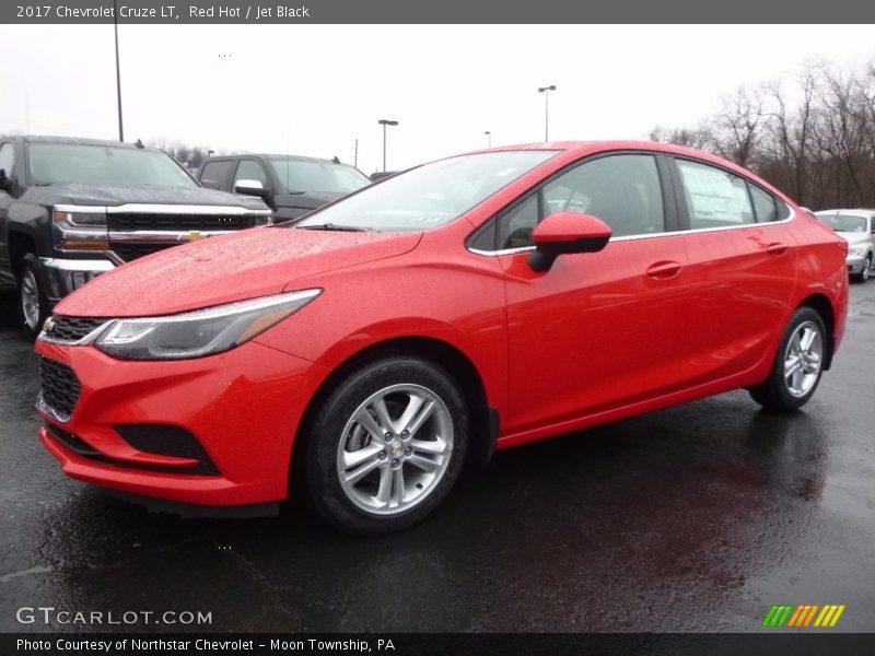 Red Hot / Jet Black 2017 Chevrolet Cruze LT