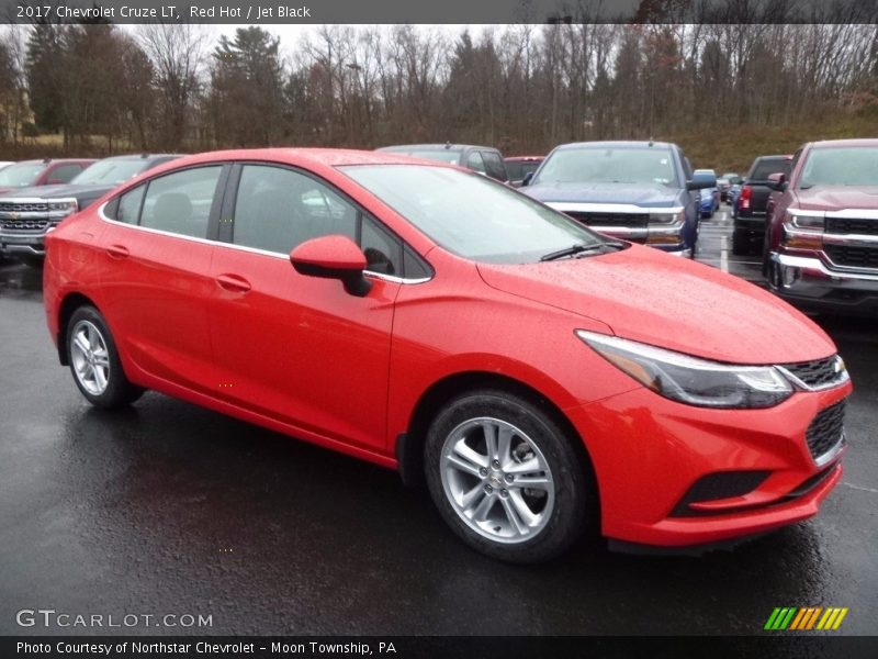 Red Hot / Jet Black 2017 Chevrolet Cruze LT