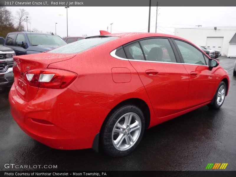Red Hot / Jet Black 2017 Chevrolet Cruze LT